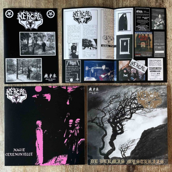 NERGAL Magie Cérémonielle / De Vermis Mysteriis LP BLACK , PRE-ORDER [VINYL 12"]